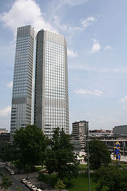 Edificio del BCE en Frankfurt.