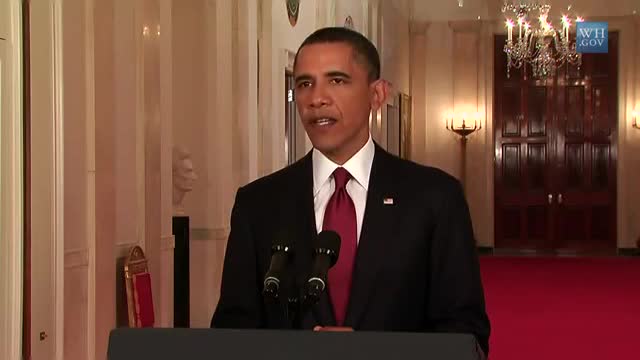 President Obama on Death of Osama bin Laden.ogv